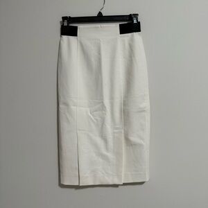 Les Copains White Midi Skirt